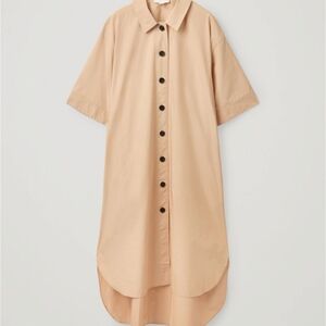 Cos Beige Shirtdress Size 4